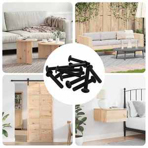 vidaXL Șurub 2647 pcs Argintiu 5 x 30 mm Fier imagine