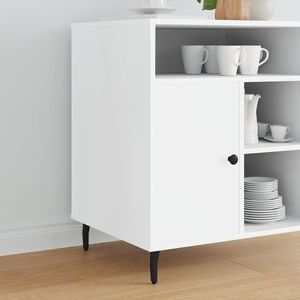 vidaXL Picioare În picioare 12 pcs Negru 40 x 40 x 100 mm Fier imagine