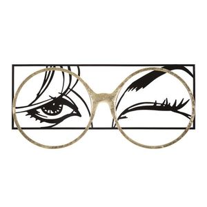 Mauro Ferretti Panou Fier Ochi cm 89, 5X3, 8X41, 3 | Aosom Romania imagine