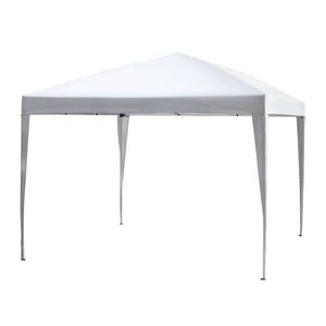Gazebo Pliabil pentru Grădină Outsunny - Alb, 2.95x2.95m, cu Accesorii Includ | Aosom Romania imagine