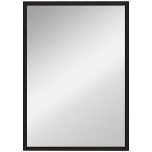 HOMCOM Oglindă Dreptunghiulară pentru Baie 50x70 cm Oglindă de Perete Decorativă pentru Living Intrare Hol Orizontală sau Verticală Negru | Aosom Romania imagine
