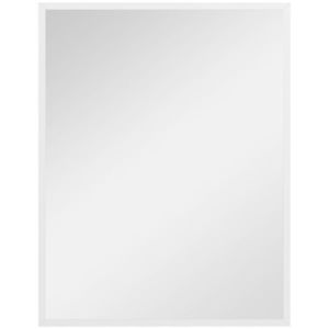 HOMCOM Oglindă Dreptunghiulară de Baie 70x90 cm Oglindă de Perete Decorativă pentru Living Antreu Hol Orizontală sau Verticală Albă | Aosom Romania imagine