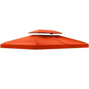 Outsunny Acoperiș de Înlocuire pentru Pavilionuri de Grădină 3x4m Poliester Culoare Cafea | Aosom Romania imagine