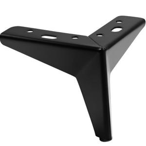 Picior pentru mobilier Star, finisaj negru mat GT, H: 105 mm imagine