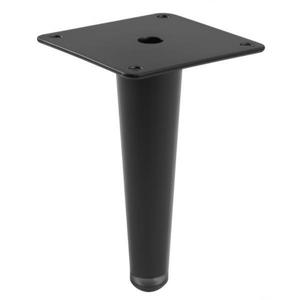 Picior pentru mobilier Spire, finisaj negru mat GT, H: 130 mm imagine