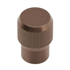 Buton pentru mobila Brooklyn, finisaj bronz periat, D: 20 mm imagine