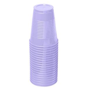 Pahare de unica folosinta, 200 ml, mov, set 100 bucati imagine