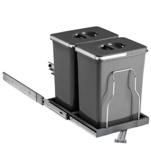 Cos de gunoi incorporabil, Patty Automatic, colectare selectiva cu 2 recipiente x 15 litri imagine