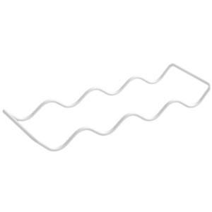 Suport, stativ pentru 10 sticle de vin Ola, finisaj alb, 12x32x3 cm imagine