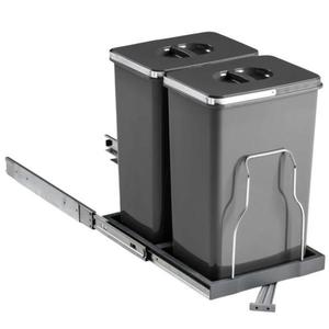 Cos de gunoi incorporabil, Patty Automatic, colectare selectiva cu 2 recipiente x 20 litri imagine