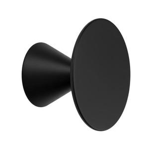 Agatatoare cuier Stam, finisaj negru mat, 60x35 mm imagine