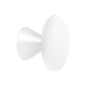 Agatatoare cuier Stam, finisaj alb mat, 60x35 mm imagine