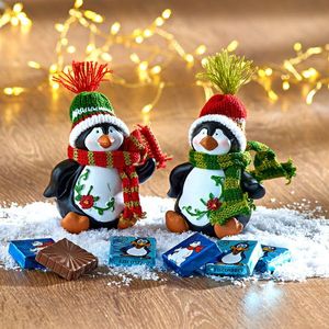 Pinguin cu ciocolată înghețată imagine