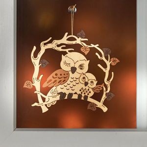 Tablou pentru fereastră Bufniță imagine