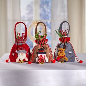 Set de 3 pungi cadou de Crăciun imagine