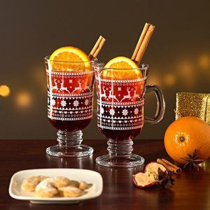 2 pahare pentru vin fiert imagine