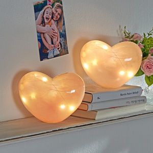 1 LED inimă de sticlă imagine