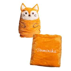 Pernă de pluș 2 în 1 Veveriță imagine