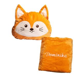 Pernă de pluș 2 în 1 Veveriță imagine