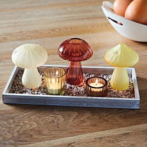 Set de 6 lumânări de ceai Ciuperci imagine