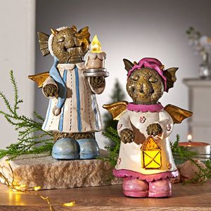 2 dragoni LED imagine