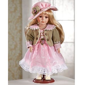 Păpușă din porțelan Klára imagine