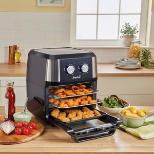 Cuptor cu friteuză cu aer cald 12L imagine