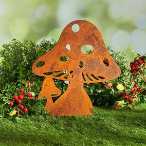 Decorațiune metalică cu țepușă pentru a lipi "Ciuperca" imagine