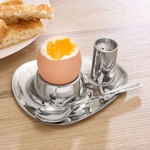 Set de mic dejun din oțel inoxidabil pentru ouă imagine