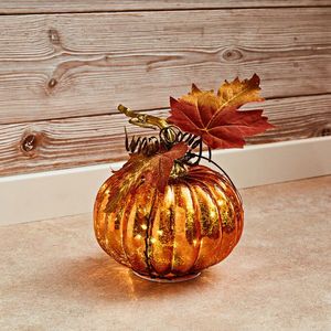 Dovleac luminos din sticlă imagine