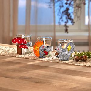 Suport pentru ceai. Lumânare Mesageri de toamnă imagine