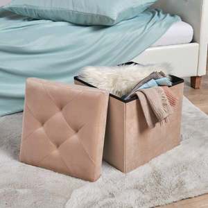 Taburet cu spațiu de depozitare imagine