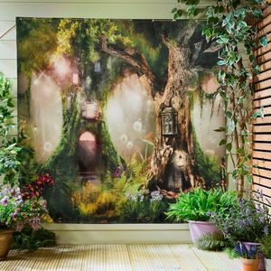 Tablou textil Pădurea fermecată imagine