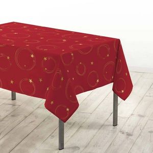 Față de masă cu imprimeu de stea aurie imagine