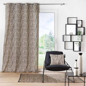 Cortină cu imprimeu grafic art deco imagine