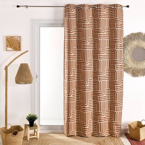 Perdea jacquard cu imprimeu de linii imagine