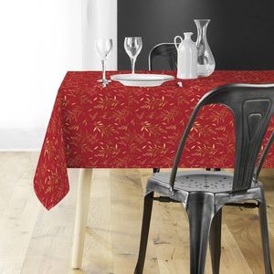 Față de masă cu motiv vegetal metalic imagine