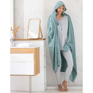 Pătură din fleece cu glugă pentru televizor imagine