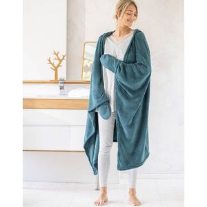 Pătură din fleece cu glugă pentru televizor imagine