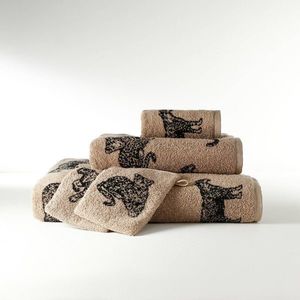 Set prosop terry cu motiv leopard 450g/m2 imagine
