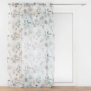 Perdea din voal cu model floral imagine