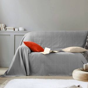 Colecție de cuverturi și fețe de pernă țesute manual, în culori uni imagine