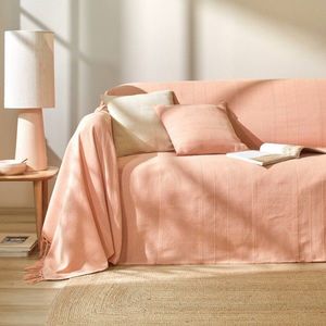 Colecție de cuverturi și fețe de pernă țesute manual, în culori uni imagine