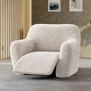 Husă din microfibră tip broască cu model de ratan, pentru scaun de relaxare imagine
