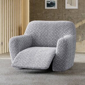 Husă din microfibră tip broască cu model de ratan, pentru scaun de relaxare imagine