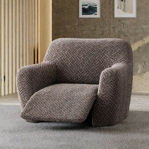 Husă din microfibră tip broască cu model de ratan, pentru scaun de relaxare imagine