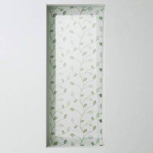 Cortină din vitraliu cu motiv de frunze și finisaj cu ochiuri imagine