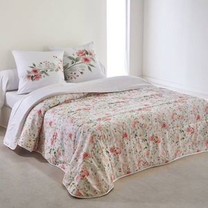 Cuvertură matlasată Eglantine cu imprimeu floral imagine