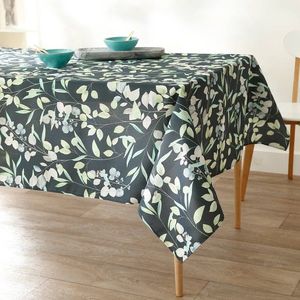 Față de masă din poliester cu imprimeu de frunze imagine