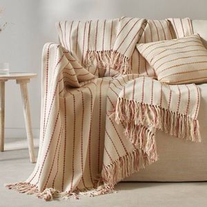 Husă de canapea în carouri sau franjuri imagine